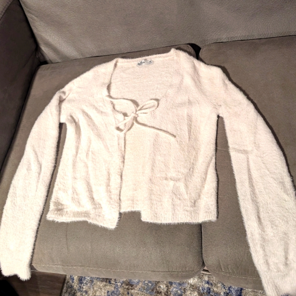 Tie Cardigan Sweater